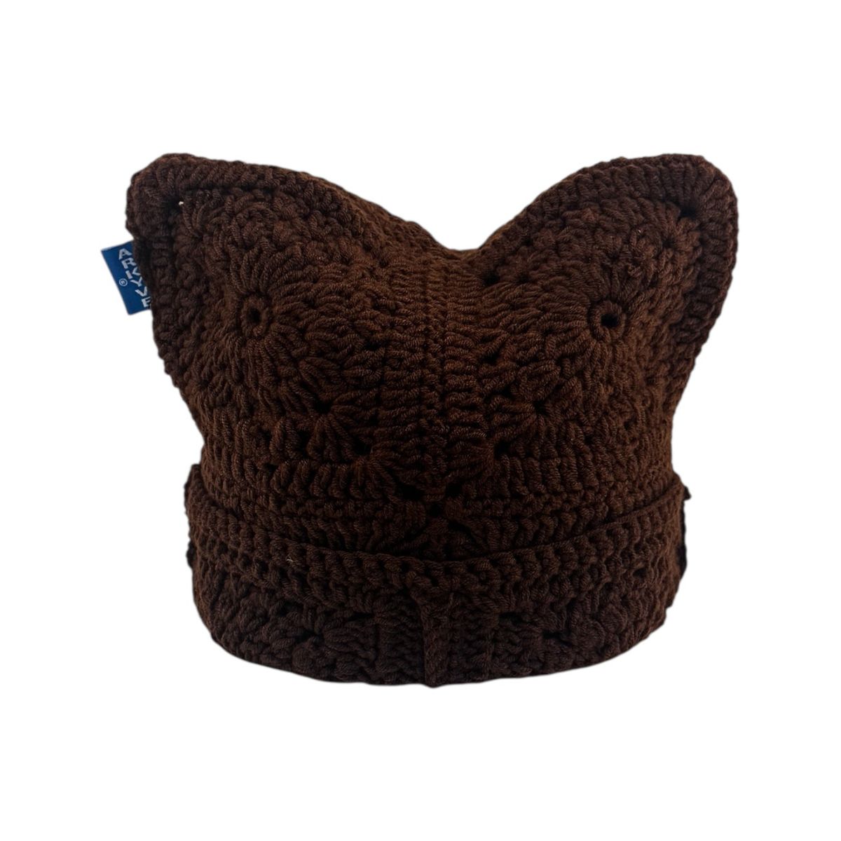 CHOCOLATE CROCHET CAT HAT