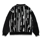 STAX L/S BRUSHED KNITTED ZIP UP POLO