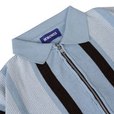 JUNIOR S/S ZIP KNITTED POLO