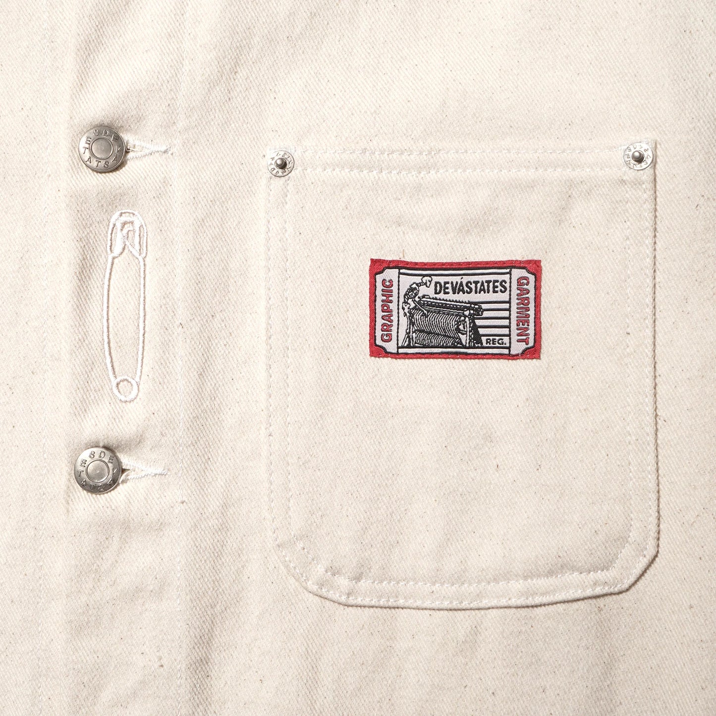 ECRU DENIM WORK JACKET