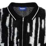 STAX L/S BRUSHED KNITTED ZIP UP POLO