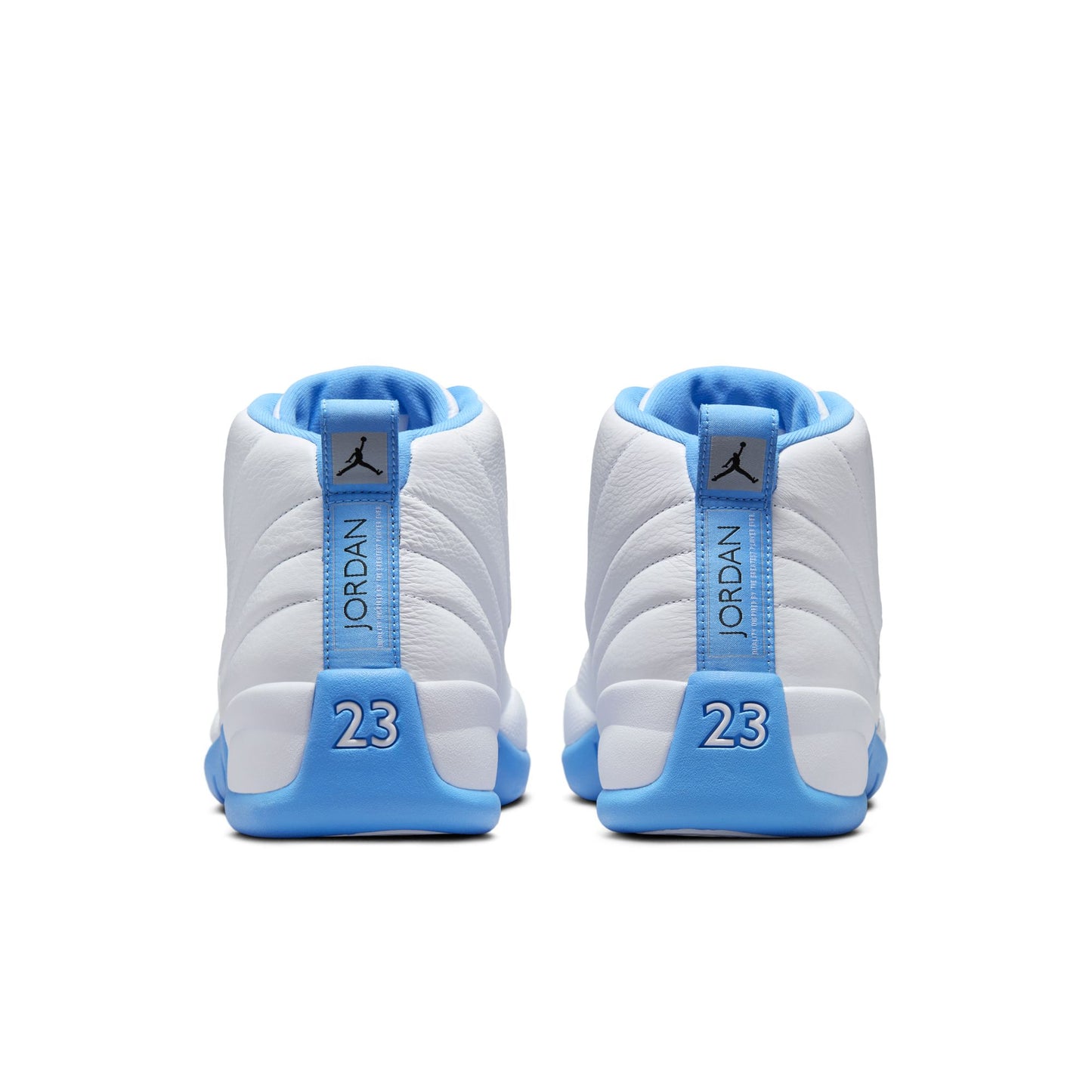AIR JORDAN 12 RETRO "WHITE AND UNIVERSITY BLUE"