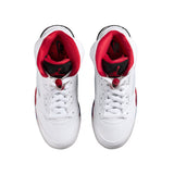 AIR JORDAN 5 RETRO "FIRE RED BLACK TONGUE"