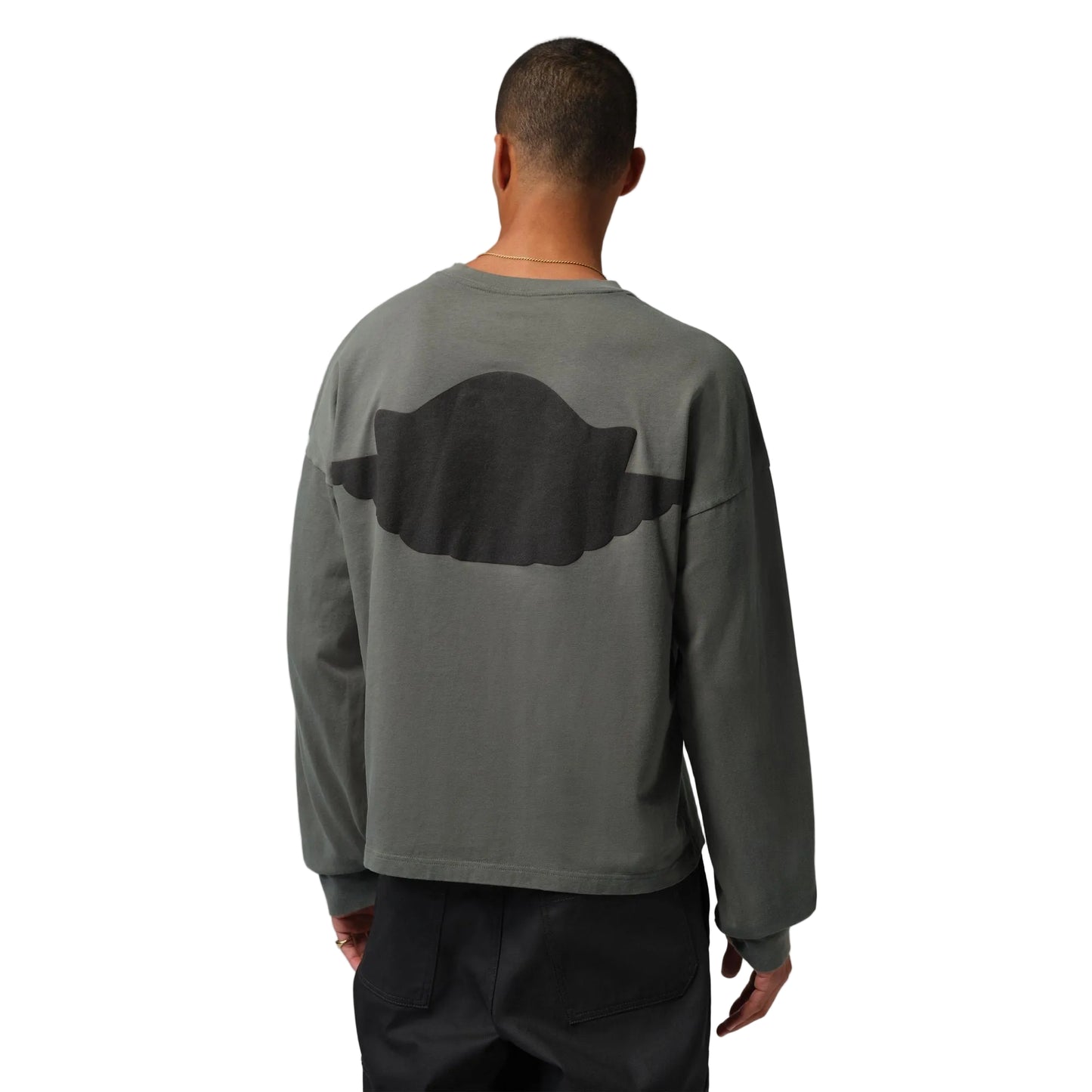 M J WINGS LS TEE