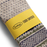 Bodega Socks CREAM - WT05 / O/S X TODD SNYDER CHUUP MATCHING SWEATER SOCK