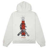 BONES II OVERSIZED HOODIE CEMENT CORROSION