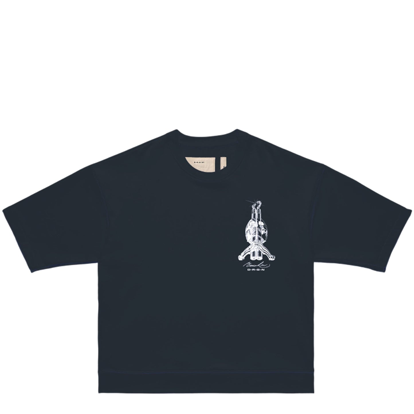 D-R-G-N Hoodies & Sweatshirts FADED BLACK / OS X POWELL PERALTA BONES SHORT SLEEVE CREW