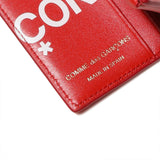 Comme des Garçons Wallet Wallets & Cases RED / O/S HUGE LOGO