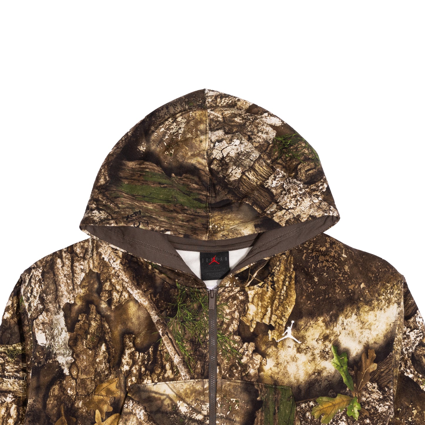 W JORDAN BROOKLYN MOD CROP FULL-ZIP HOODIE