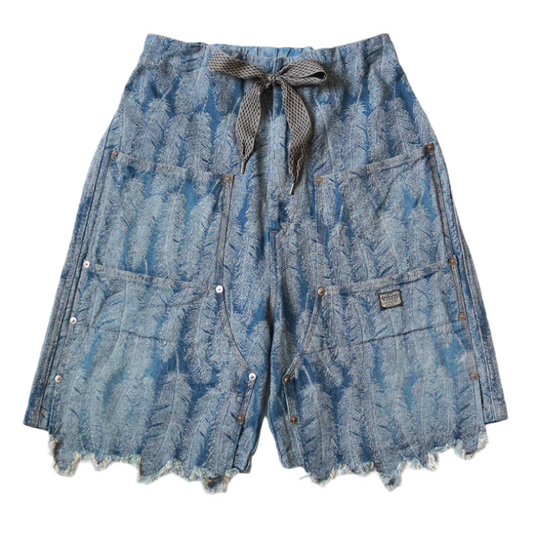 12OZ MAGPIE DENIM W-KNEE EASY SHORTS