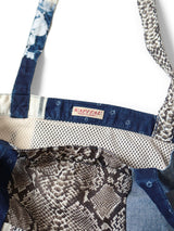 PATCHWORK NOVEL TOTE BAG