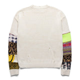 Kapital Knitwear 5G COTTON KNIT HIPPIE SLEEVE CREW SWEATER