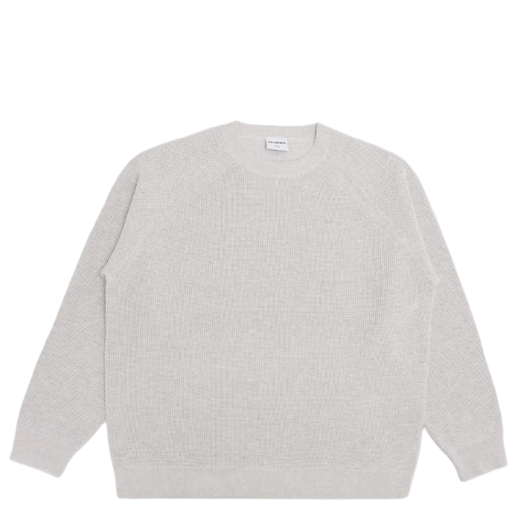 IRVINE WAFFLE KNIT CREW SWEATER