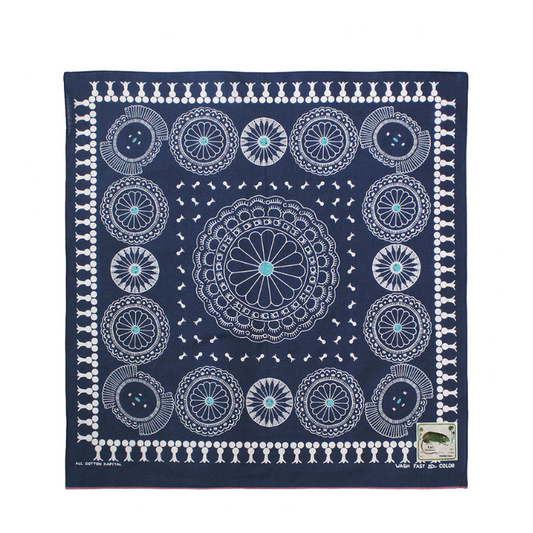 FASTCOLOR SELVEDGE BANDANNA (CONCHO)