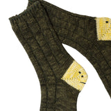 56 YARNS MA-1 RAINBOWY HAPPY HEEL SOCKS