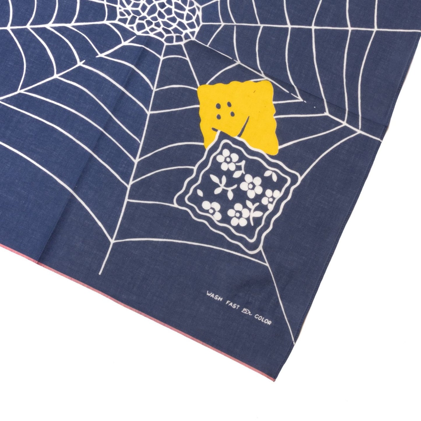 FASTCOLOR SELVEDGE BANDANNA (SPIDER PECKISH RAINBOWY)