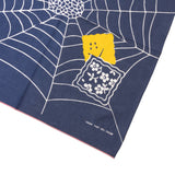 FASTCOLOR SELVEDGE BANDANNA (SPIDER PECKISH RAINBOWY)