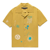 Andersson Bell Shirts APRIL EMBROIDERY OPEN COLLAR SHIRT