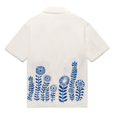 Andersson Bell Shirts MAY EMBROIDERY OPEN COLLAR SHIRT