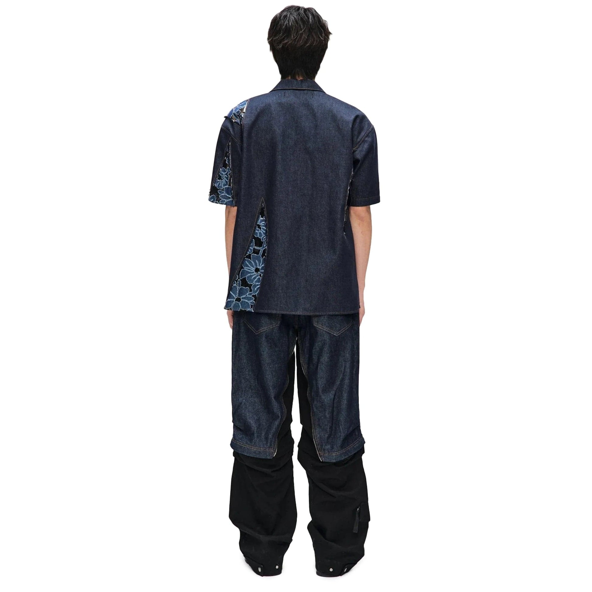 Andersson Bell Shirts PATCHWORK OPEN COLLAR SHIRTS