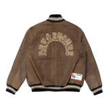 DECREE LEATHER STADIUM JACKET