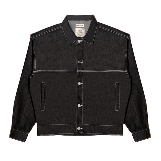 RAW DENIM IN-STITCH JACKET