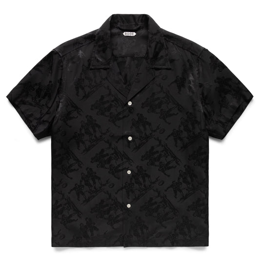 BODE Shirts FOOTBALL JACQUARD BOWLING SHIRT