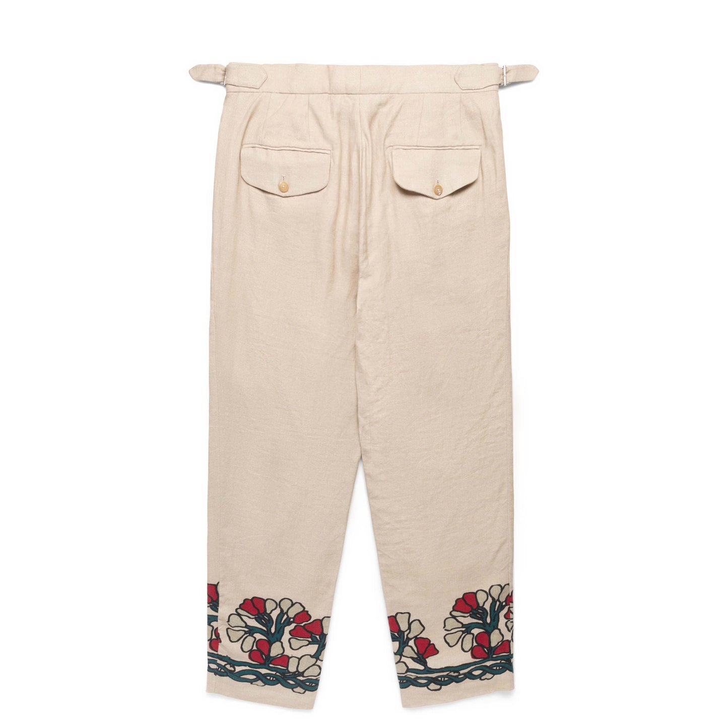 BODE Pants GARDEN LATTICE TROUSER