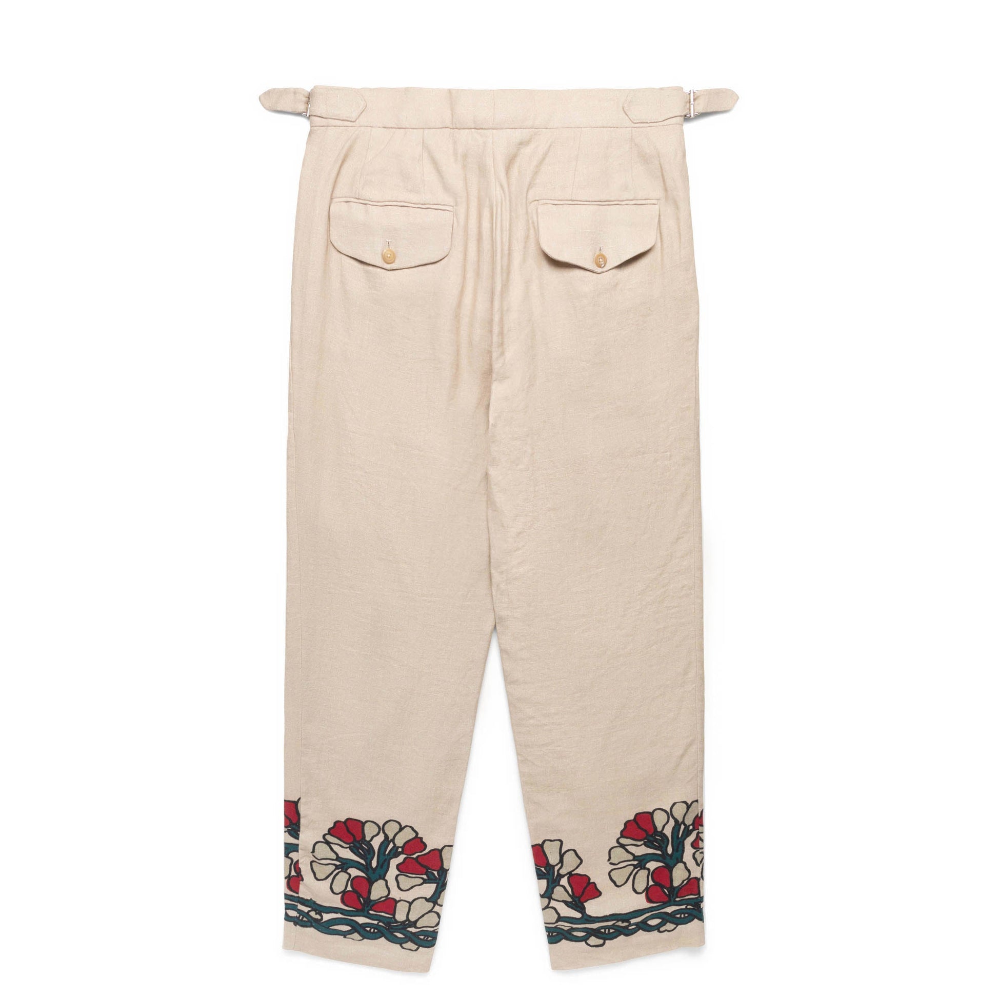 BODE Pants GARDEN LATTICE TROUSER