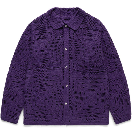 BODE Shirts CROCHET OVERSHIRT