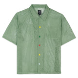 Brain Dead Shirts ENGINEERED MESH SHORT SLEEVE BUTTON UP