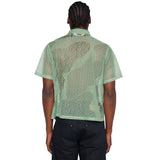 Brain Dead Shirts ENGINEERED MESH SHORT SLEEVE BUTTON UP