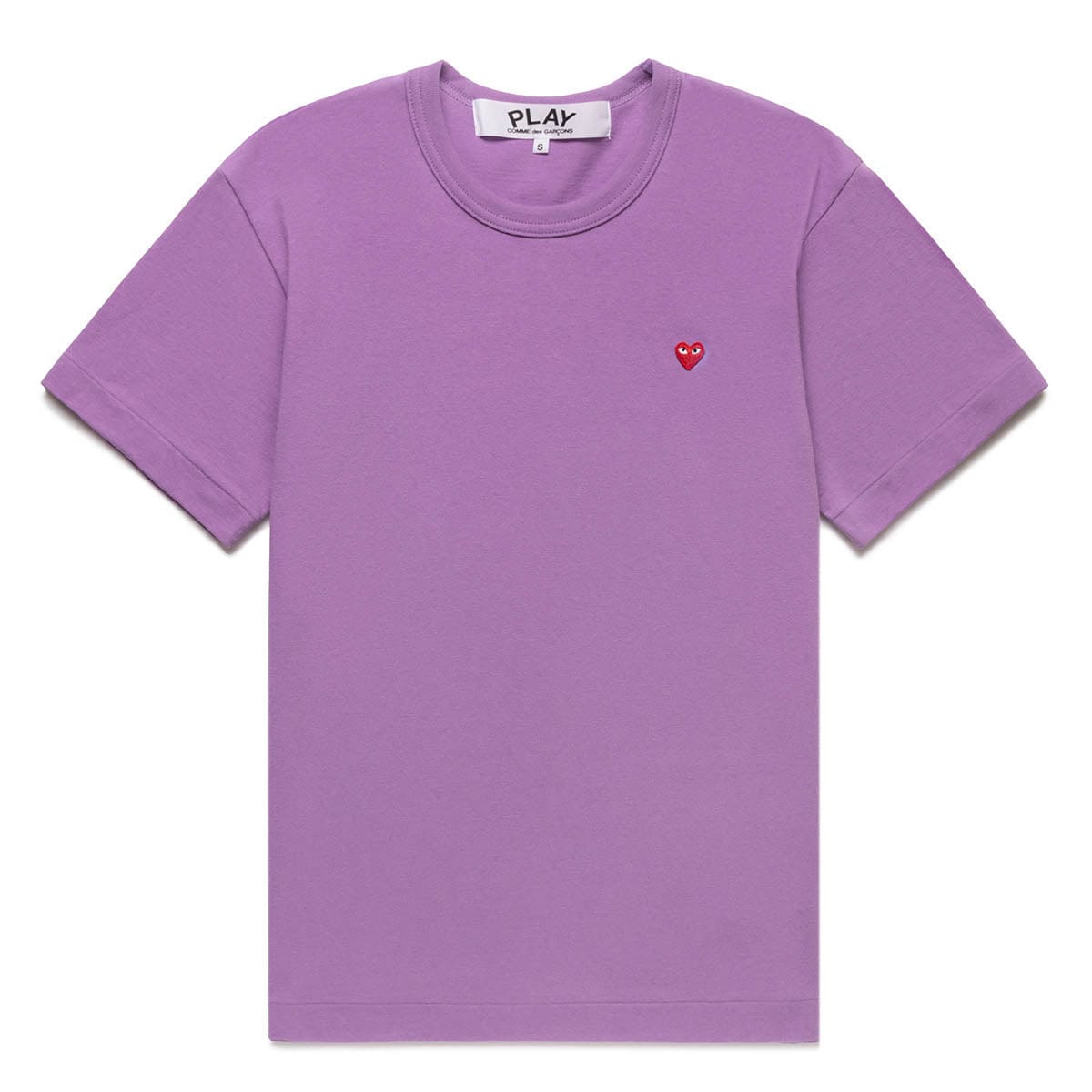 Comme des Garçons Play T-Shirts SMALL RED HEART T-SHIRT
