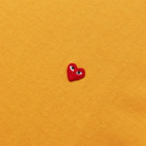 Comme des Garçons Play T-Shirts SMALL RED HEART T-SHIRT
