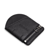 Côte&Ciel ZIPPERED COIN PURSE BLACK