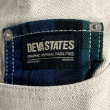 ECRU DENIM PANTS