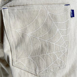 ECRU DENIM PANTS