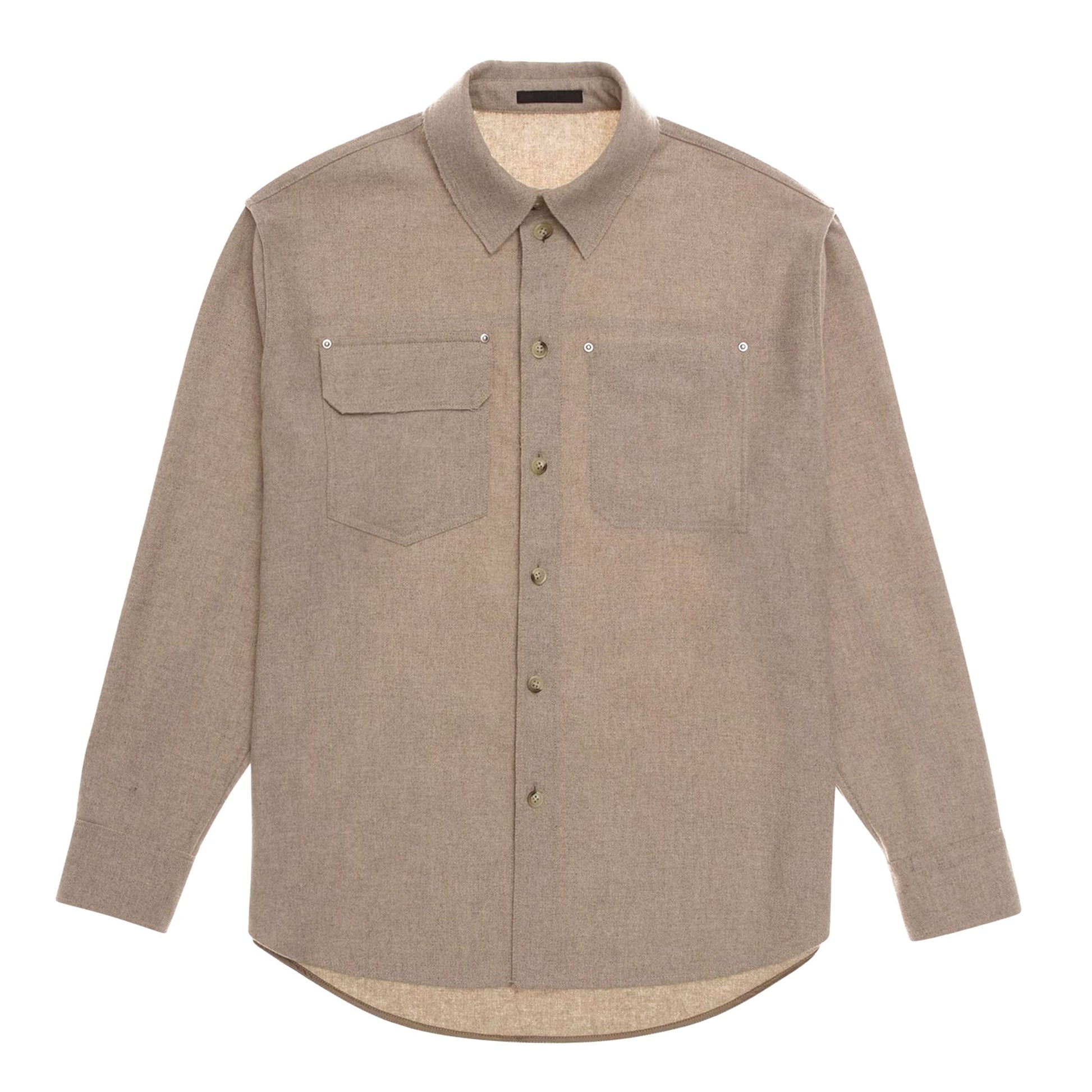 Helmut Lang Shirts WOOL-BLEND SHIRT