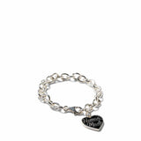 Human Made Jewelry BLACK / O/S HEART SILVER BRACELET