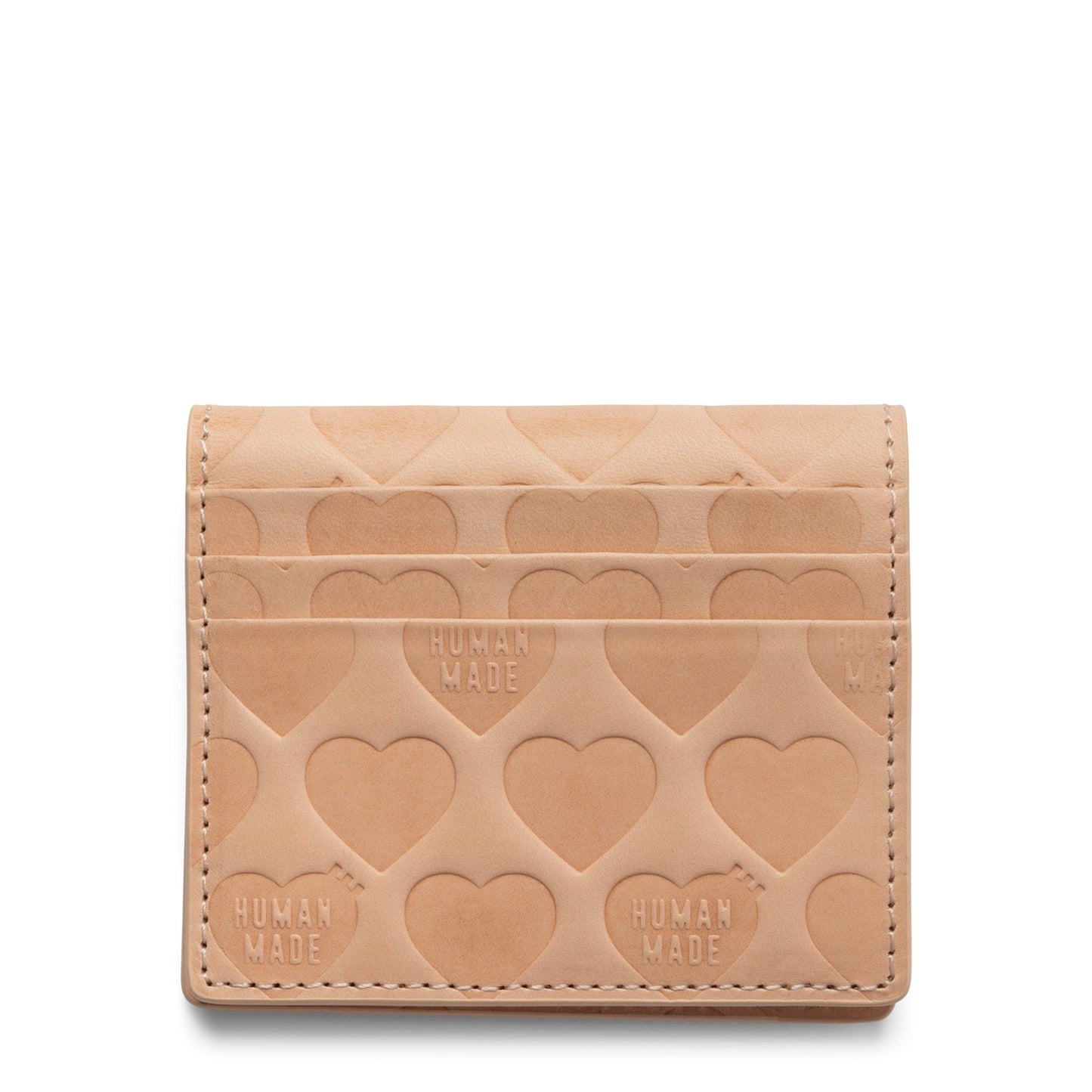 Human Made Wallets & Cases BEIGE / O/S LEATHER COMPACT WALLET