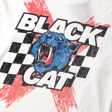 M J BLACK CAT LS TEE