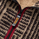 Kapital Outerwear HACKSAW - BLOCK FLEECE ZIP BLOUSON