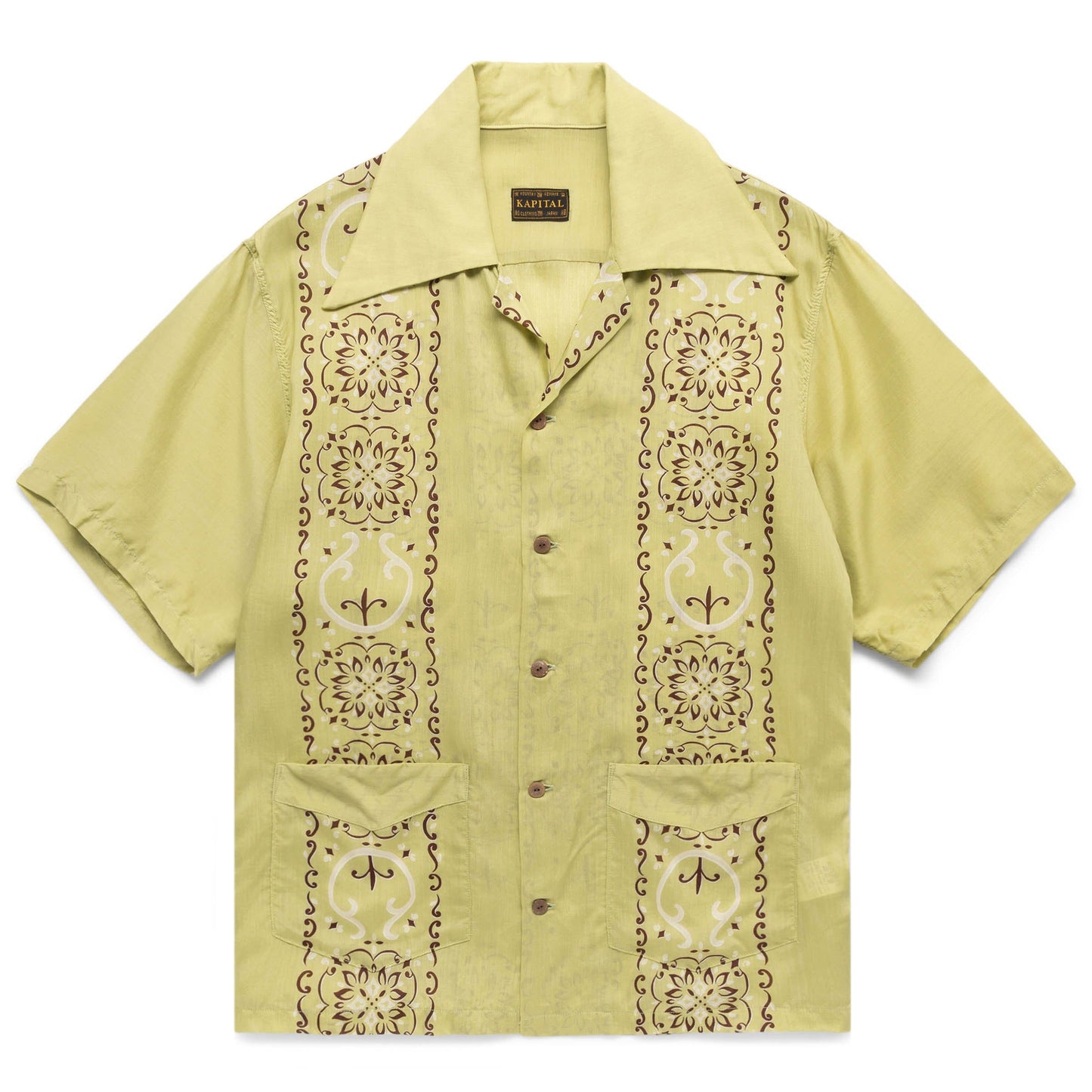 Kapital Shirts SILK RAYON HAVANANAJA WRANGLE COLLAR CUBA SHIRT