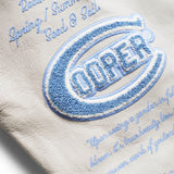 Reese Cooper Outerwear EMBROIDERED VINES VARSITY JACKET