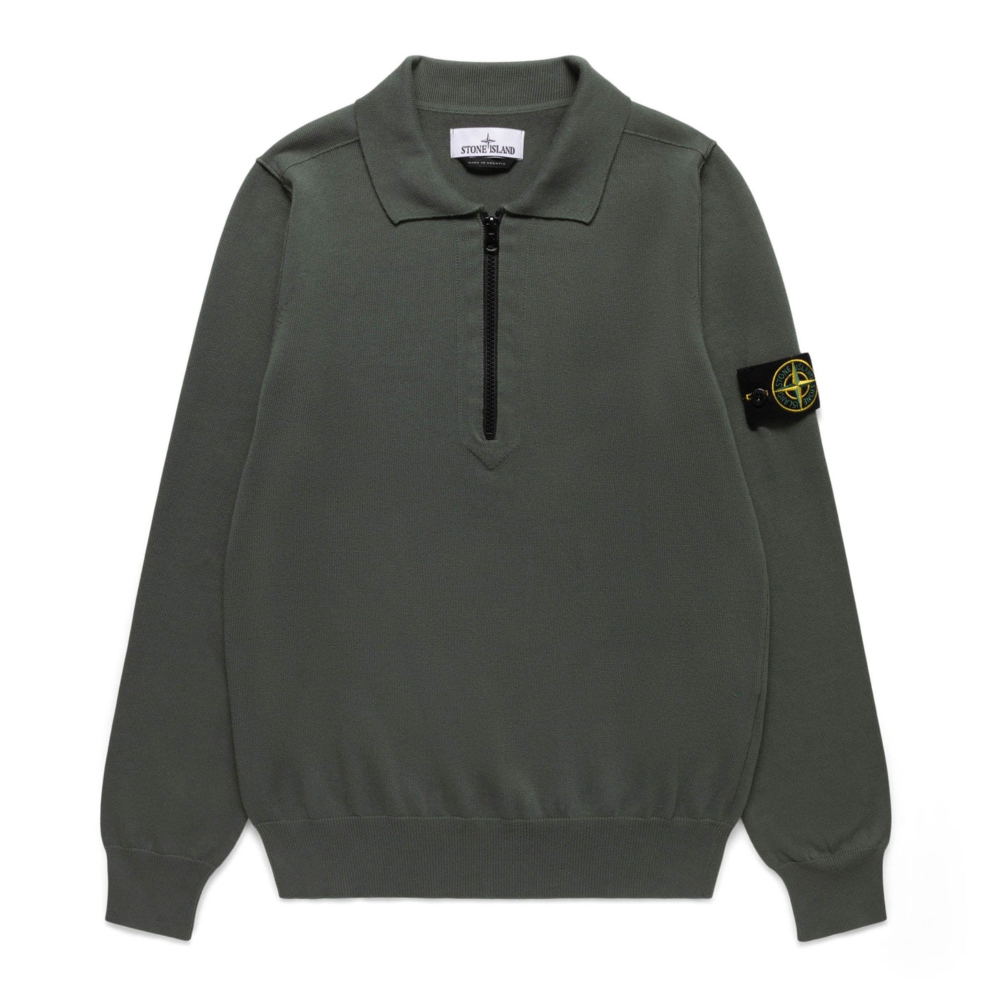 Stone Island Knitwear HALF-ZIP KNIT POLO 8015543B2