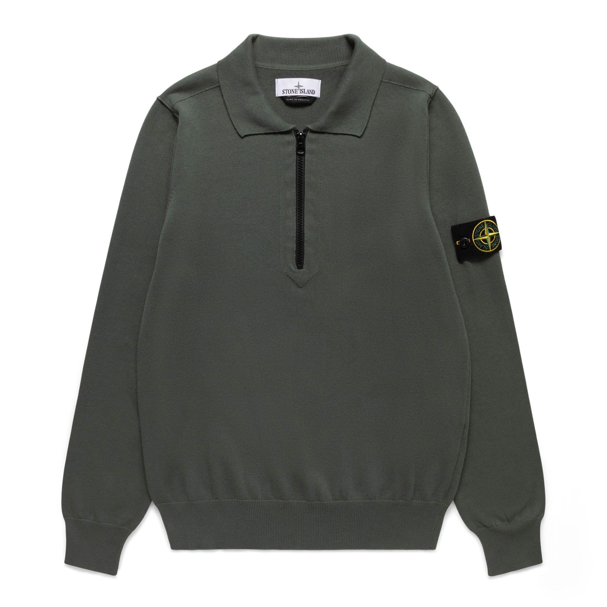Stone Island Knitwear HALF-ZIP KNIT POLO 8015543B2