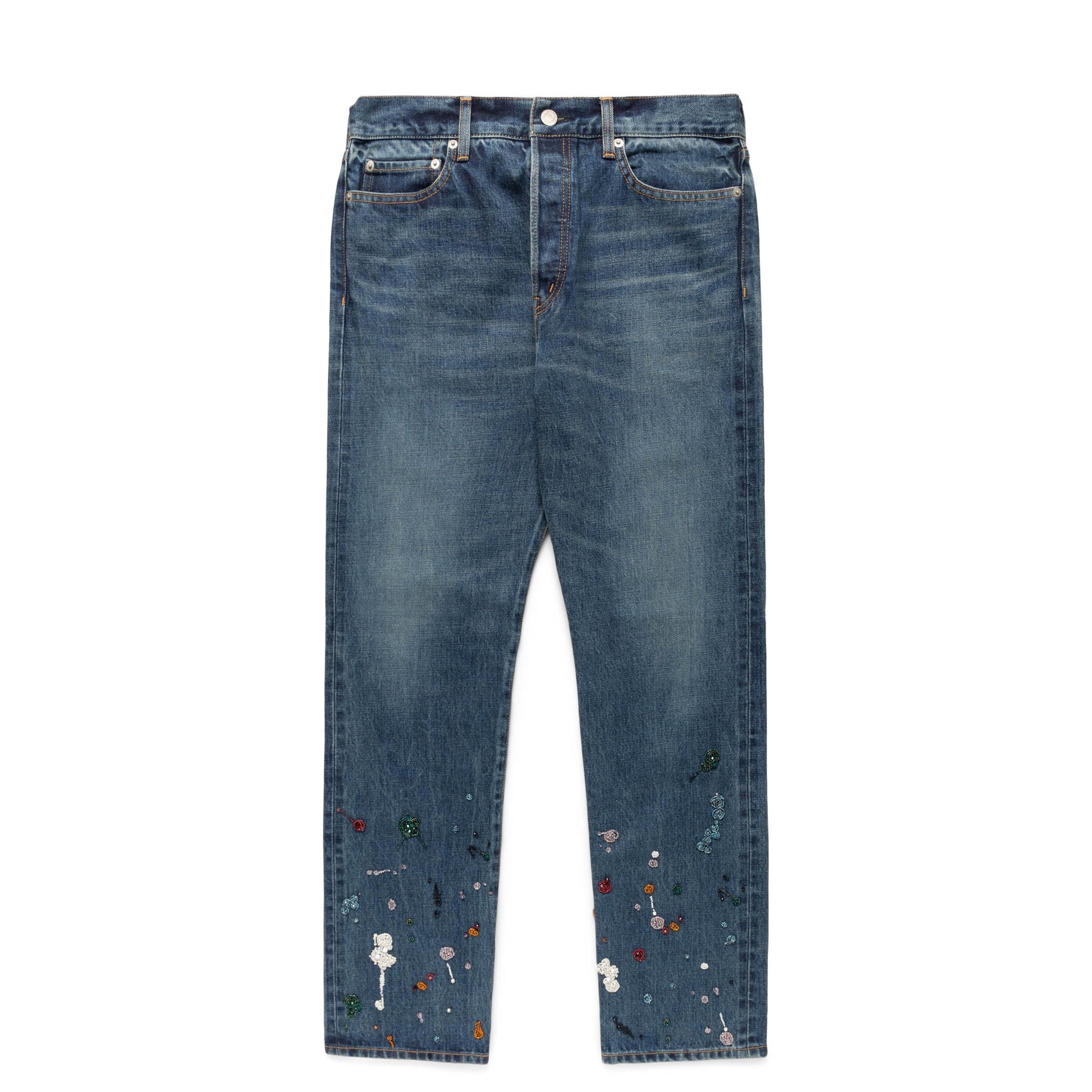 Undercover Pants UC2C4509-1 SPLATTER JEANS