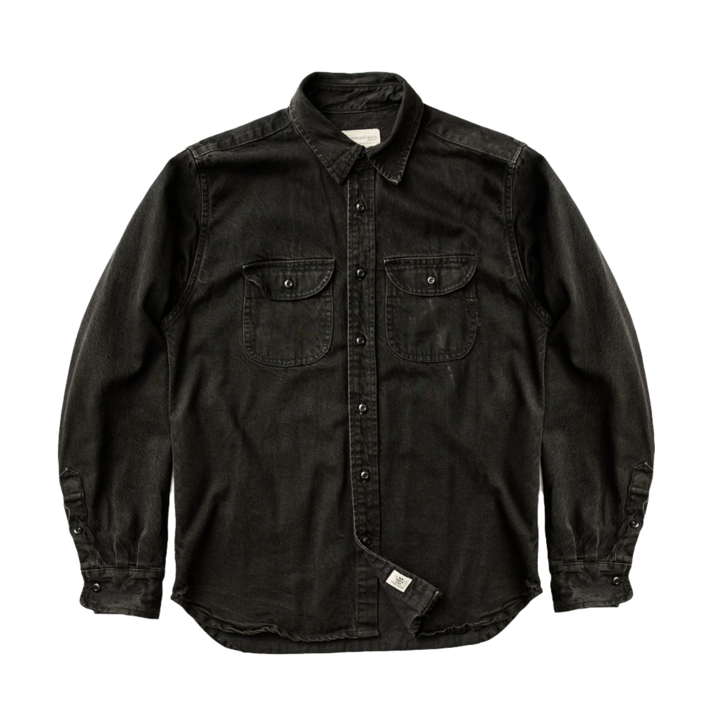WALSH CONE MILLS WHITE OAK BLACK DENIM SHIRT