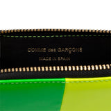 Comme Des Garçons Wallet Wallets & Cases GREEN/YELLOW / O/S FLUO SQUARES