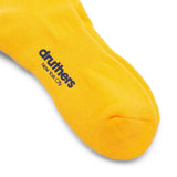 Bodega  Socks YELLOW / O/S x Druthers SERIF EVERYDAY SOCK